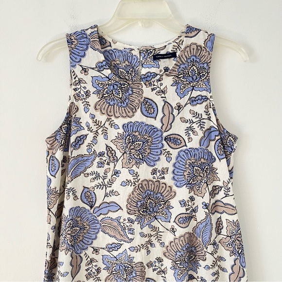 Tommy Hilfiger Linen Blend Sleeveless Provincial Paisley Shift Dress (Bb) - Picture 6 of 13